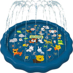 SplashEZ 3-in-1 Splash Pad, Sprinkler & Baby Pool - Toddler Outdoor Water Toys for Learning & Fun