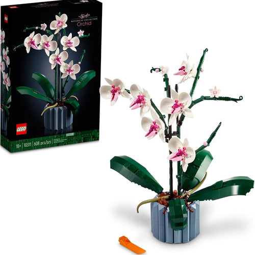 lego botanicals orchid 10311 artificial flowers building set for home decoration adults 18+