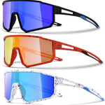 3PACK Kids Sunglasses for Boys and Girls, UV400 Protection, Baseball and Cycling Goggles
