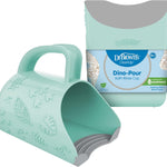 Dr. Brown's CleanUp Dino-Pour Baby Bath Rinse Cup, 24 oz, BPA Free, Teal