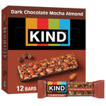 KIND Healthy Snacks Bars, Dark Chocolate Nuts & Sea Salt, Gluten Free, Low Sugar, High Fiber Snacks, 6g Protein, 12 Count