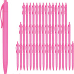 deegtran Pens Bulk, 50 Pack No Bleed Grey Barrel Black Ink Click Pens, Wholesale Retractable Ballpoint Pens, Pen Medium Point, Smooth black Ink Pen, 1.0MM