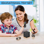5PC Fidget Toys Adults Set Fidgets for Classroom Must Have Autism Sensory Pack Figette Cube ADHD Special Treasure Prize Tool Stress Relief Desk Cool Gadget for Kid Easter Basket Stuffers for Teen Boys