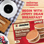 Jimmy Dean Snack Size Maple Pancake & Sausage Sandwiches, 10 Count (Frozen)