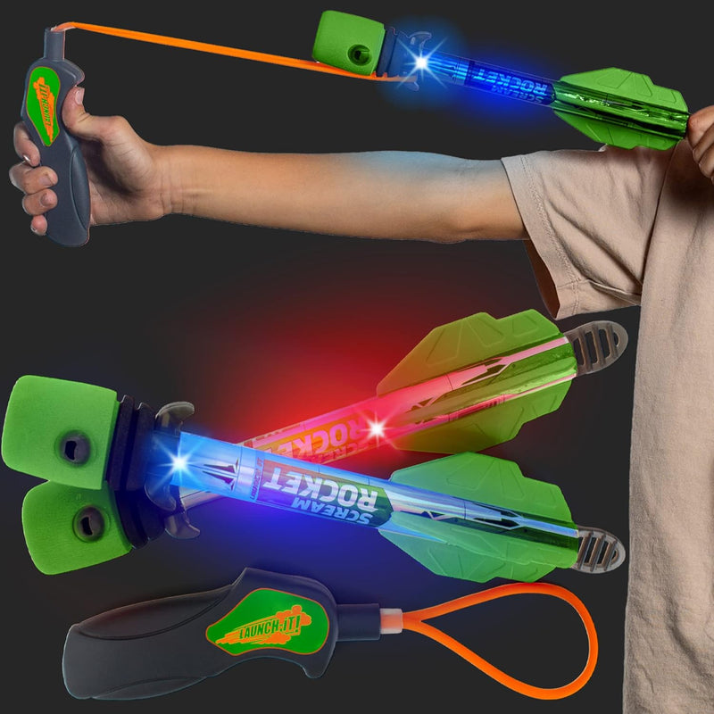 Toy Rocket Launcher for Kids: Outdoor Toys Slingshot Rocket Launchers - Best 6-10 Year Old Boy Gifts for Teens Boys & Girls All Ages - Fun Summer Toys 5 6 7 8 9 10 11 12+ Year Old Boy Birthday Gifts