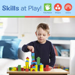Melissa & Doug Wooden Building Blocks for Toddlers, 100-Piece Set, FSC Certified, Ages 2+
