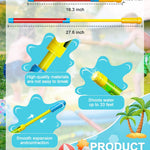 LQYoyz 6 Pack 16.5'' Water Gun, Squirt Gun for Kids & Adults | Bulk Blaster Water Guns, Water Toys for Swimming Pool, Backyard & Beach, Water Fighting Pool Toys