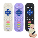 Chuya Silicone Remote Teethers Baby Teething Toys, TV Remote Teether for 3-6-12-18 Months Babies