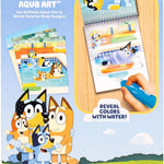 Horizon Group USA Bluey Aqua Art - Reusable Water Reveal Activity Pages With Water Pen for No-Mess Drawing and Coloring
