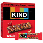 KIND Healthy Snacks Bars, Dark Chocolate Nuts & Sea Salt, Gluten Free, Low Sugar, High Fiber Snacks, 6g Protein, 12 Count