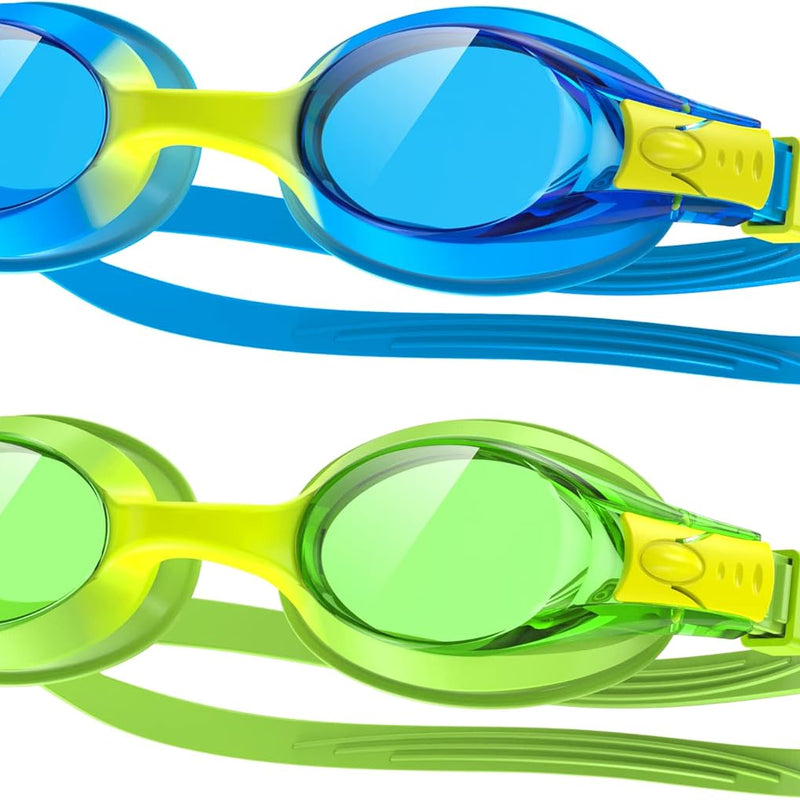 findway Kids Swim Goggles, Kids Swimming Goggles Anti-fog No Leaking Girls Boys for Age 3-12