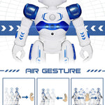 KingsDragon RC Robot, Programmable Remote Control Smart Robot for Kids, Ages 3-8, Gesture Control, LED Lights