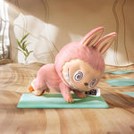 POP MART THE Monsters Labubu Lazy Yoga Series Blind Box Mystery Box Figures, Random Design Action Figures Collectible Toys Home Decorations, Holiday Birthday Gifts for Boys and Girls, Single Box