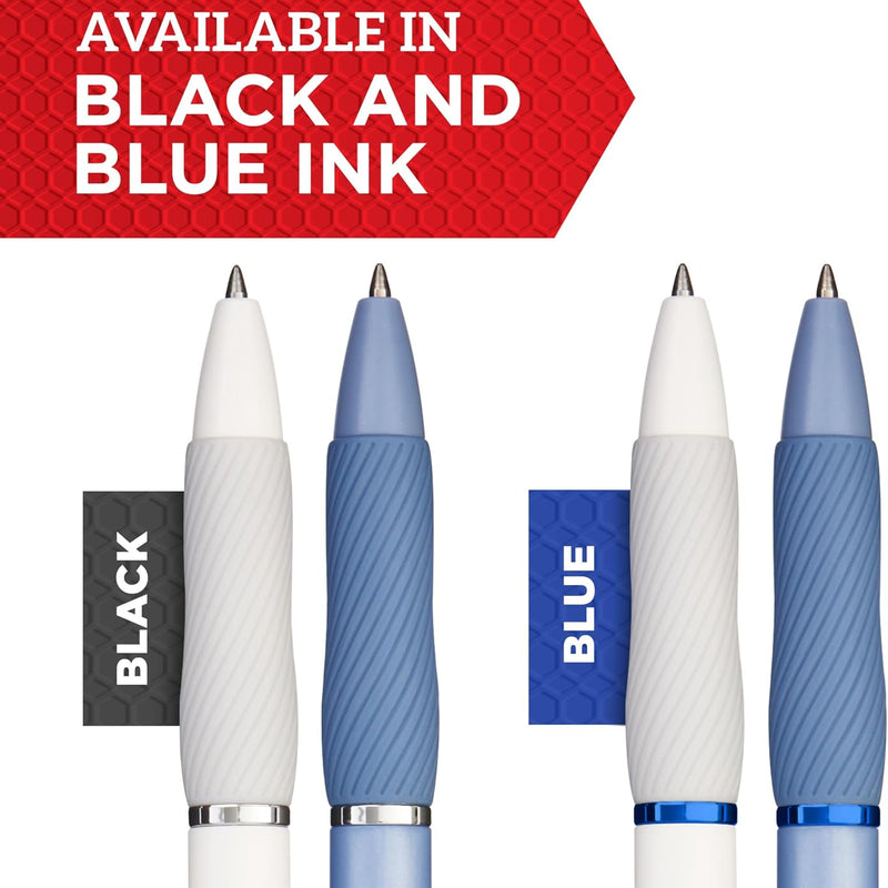 Sharpie S-Gel Pens, Frost Blue Barrel, Medium Point (0.7mm), Black Gel Ink, 12 Count - Office Supplies, Journaling, Writing, Note-Taking