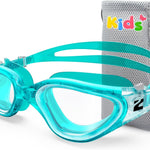 ZIONOR Kids Swim Goggles, G1MINI SE Ages 6-14 No Leak Anti-Fog | Soft silicone fit, Easy-adjust strap. Wide clear vision, UV protection