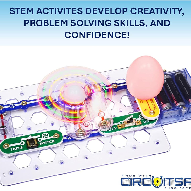 Snap Circuits Beginner: Hands-On STEM Kit for Ages 5-9 to Explore Electrical Engineering