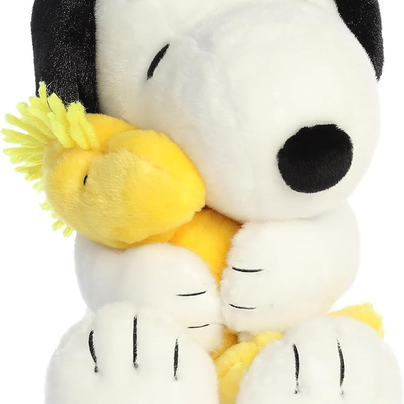Aurora® Adorable Peanuts® Big Hugs Snoopy™ & Woodstock Stuffed Animal - Officially Licensed Toys for All Snoopy Fans - Nostalgic Gift for Adults and Birthday Celebrations - 13 Inches