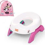 Bright Starts Disney Baby Minnie Mouse Flip & Sit Potty Training Seat, Attaches to Toilet Securely, Space Saving Design Fits Most Toilets