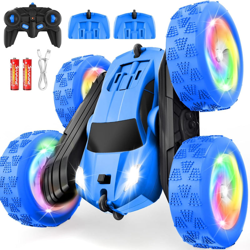 Remote Control Car with 360° Flips, 2.4GHz Double Sided RC Crawler for Outdoor Play
