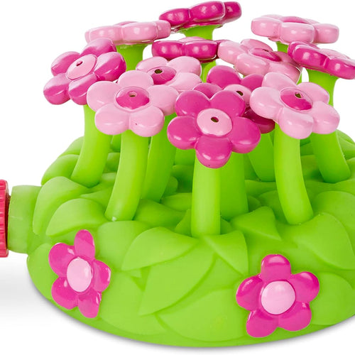 Melissa & Doug Sunny Patch Pretty Petals Flower Sprinkler Toy for Kids Outdoor Water Play