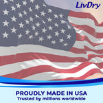 LivDry 2XL Overnight Adult Diapers for Women and Men, XXL Incontinence Underwear, 60”-80" Waist, Disposable Pull-On Briefs, XX-Large, 12 Pack