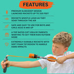 Toy Rocket Launcher for Kids: Outdoor Toys Slingshot Rocket Launchers - Best 6-10 Year Old Boy Gifts for Teens Boys & Girls All Ages - Fun Summer Toys 5 6 7 8 9 10 11 12+ Year Old Boy Birthday Gifts