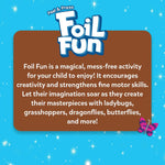 Skillmatics Foil Fun Bugs & Butterflies, Foil Art, Gift for Boys & Girls | Travel Toys, Sticker Activity Kit, Fine Motor Skills, DIY Mess-Free Art, Screen-Free, Gifts for Kids Ages 4, 5, 6, 7, 8, 9
