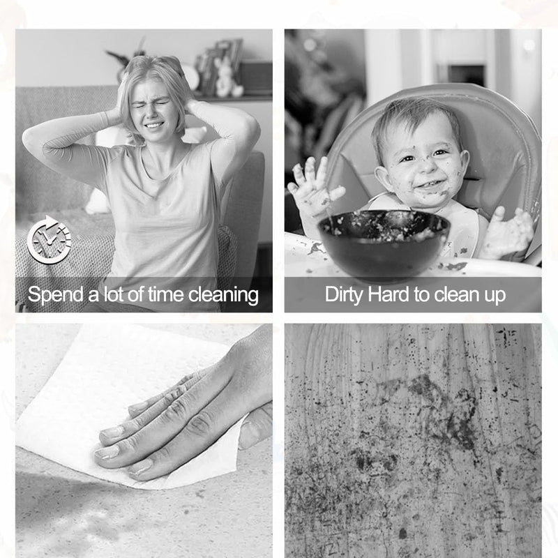 45 Pack Sticky Disposable Placemats for Baby & Toddlers,Toddler Placemat 12"x18" Kids Table Mat for Party, Picnic Table, Restaurants Dining Table Travel Essentials for Toddlers with 5 Designs
