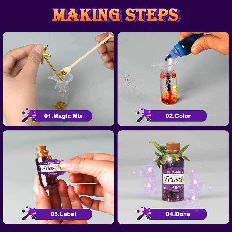 Magic Potion Kit for Girls,22 Potions Magic Mix Set for Kids 6 7 8 9 10 11 12 Years Mystery Potion Making kit Art Craft Kit Gifts Toys for Christmas Halloween Birthday