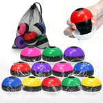 Reusable Water Balloons 12 Pcs, Refillable Self-Sealing Water Bombs, Quick Fill Silicone Water Balls for Kids, Non-Magnetic Splash Toys for Outdoor Summer Fun, Pool Beach Backyard Water Park Games