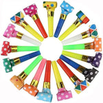 Colorful party blowers for birthday, wedding, and other celebrations (25 PCS)