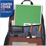 Mead Spiral Notebook, 1 Subject, College Ruled Paper, 7-1/2" x 10-1/2", 70 Sheets per Notebook, Colors Will Vary, 6 Pack (73065)