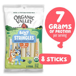 Organic Valley Stringles Bluey Organic Mozzarella String Cheese, 8 oz
