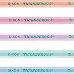 Ticonderoga Wood-Cased Pencils, Pre-Sharpened, 2 HB Soft, Pastel Colors, 150 Count
