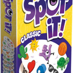 Asmodee Spot It! Classic Card Game 5-in-1 Pocket Eco Edition for quick reflexes and family fun