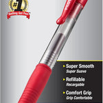 PILOT G2 Premium Refillable and Retractable Rolling Ball Gel Pens, Ultra Fine Point, Black Ink, 12-Pack (31277)