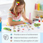 LWZAYS Diamond Art Kits for Kids Boys and Girls Ages 6-8-10-12 Easy to DIY Creative Diamond Art Stickers Craft by Numbers Kits for Kids and Adult Beginners 2.0