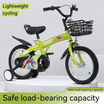 BMX style 16 inch kids' bicycle with adjustable design and training wheels for boys and girls ages 4-7