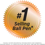 BIC Round Stic Xtra Life Ballpoint Pen, Ultra Long Lasting and Consistent Performance, 144-Count in Black Ink