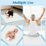 100 Count 22” x 22” Super Absorbency Disposable Underpads | Leakproof Quick Drying Disposable Pads for Baby, Puppy and Adults, Cat Pee Pads for Dogs, Potty Puppy Training Pads