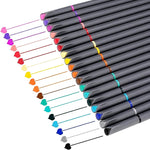 iBayam Journal Planner Fineliner Pens Fine Point 0.38mm, Cute School office | 18 Vibrant Colors, Smooth Writing, Art Markers for Bullet Journaling Note-taking Scrapbooking Calendar, Drawing Sketching Pen