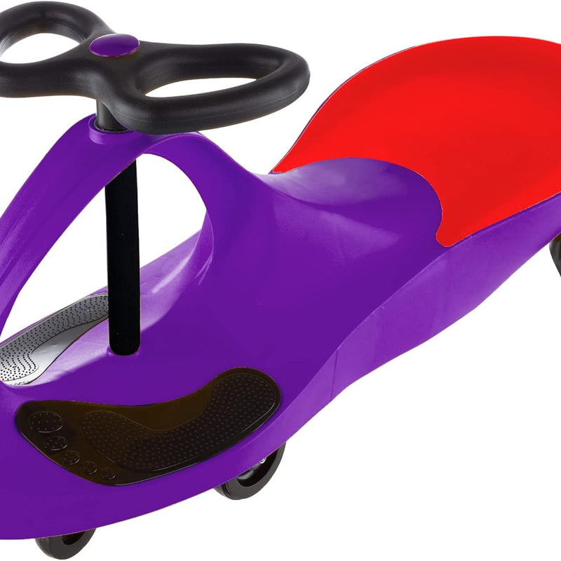 Blue and Black Lil' Rider Wiggle Car Ride on Toy, No Batteries, Gears, or Pedals, Ages 3 and Up, Develops Motor Skills, Indoor or Outdoor Use