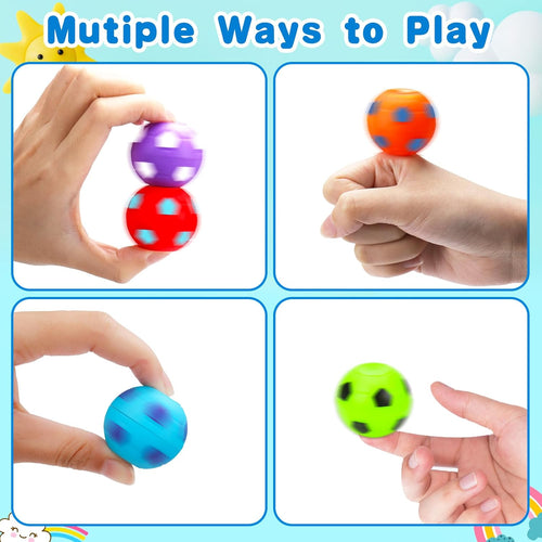32PCS Fidget Spinner Soccer Balls Bulk Party Favors for Kids Ages 4-8