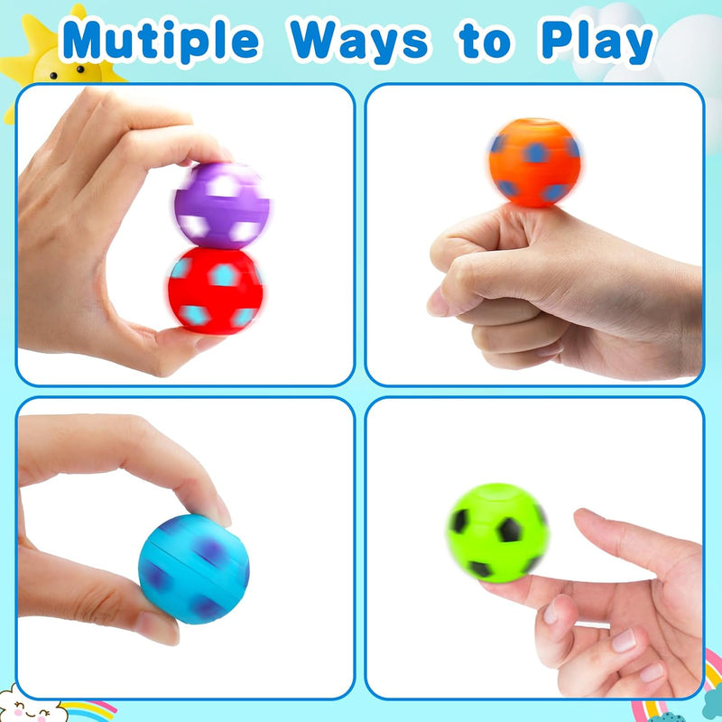32PCS Fidget Spinner Soccer Balls Bulk Party Favors for Kids Ages 4-8