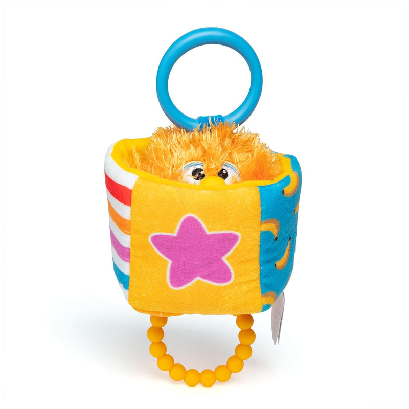 ms. rachel official sensory take-along baby swing and stroller teething toys for girls and boys 3 months-1+