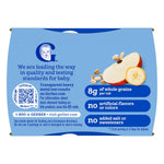Gerber Stage 2 Fruit and Cereal Variety Pack, 4 Oz, 32 Pack | Stage 2 fruit and cereal tubs variety pack; iron helps support brain development; no artificial flavors; 32 x 4 oz
