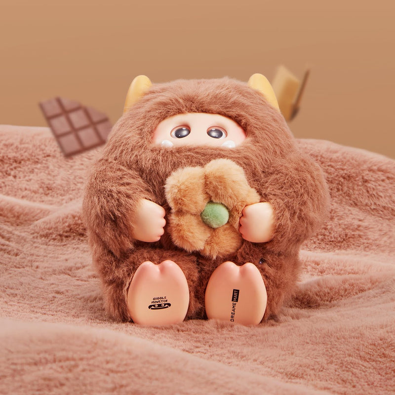 Giggle Monster Marshmallow Dreams Series Vinyl Plush Blind Box Random Design Action Figures Collectible Toys Home Decorations Holiday Birthday Gifts (Single)