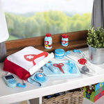 Melissa & Doug 25-Piece Toddler Doctor Play Set for imaginative medical play with preschool toys for girls and boys ages 3+