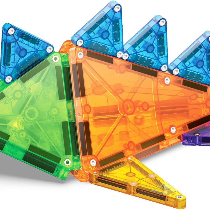 MAGNA-TILES® Combo 46-Piece Magnetic Construction Set, The Original Magnetic Building Brand