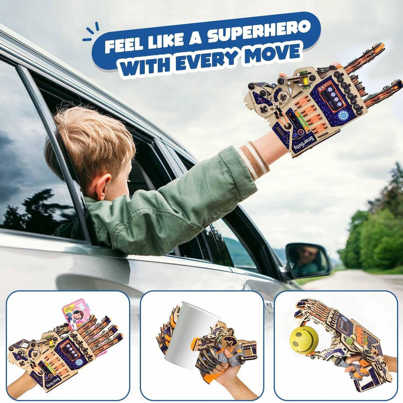 Smartivity DIY Robotic Mechanical Hand STEM Toy for Kids 8-14 Years Old, Engineering Kit, Parents Choice Award Winner